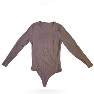 Abercrombie & Fitch Taupe Long Sleeve Tee